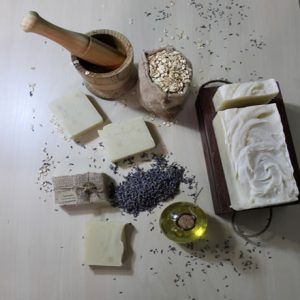 babata handmade soap lavender with oatmeal